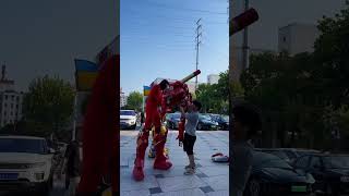 Torang pasukan damai Batudaa versi robot Bumblebee amp iron Man [upl. by Natal]