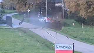 Rajd Śląska 2024 Rally Silesia ERC Action amp Crash [upl. by Aela]