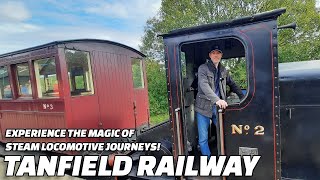 Unforgettable Journey on the Tanfield Railway Steam Locomotive [upl. by Collette]