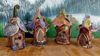 Kiln Opening owls mushrooms and fairyhouses [upl. by Eydie]