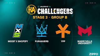 Challengers NA Stage 3  Group B  MXS vs YFP [upl. by Wolfgram110]