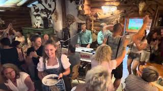 Alpenstarkstrom auf der Blockhütte Oberstaufen Aug 23 Video 14 Partyband [upl. by Massie]