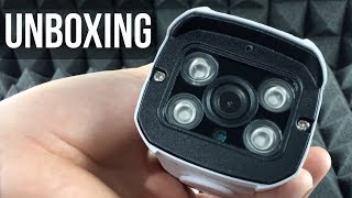 1080P HD Wireless CCTV Bullet WIFI audio Outdoor Camera Yoosee APP IP UNBOXING [upl. by Htidirem768]