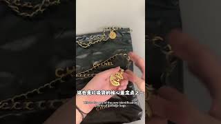 REAL VS SUPER FAKE COMPARISON  CHANEL 22S TOTE BAG REVIEW [upl. by Gaillard]