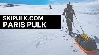 SkiPulkcom Paris Pulk Cross Country SkiSnowshoe Gear Sled for Winter Camping Ultras Hut Trips [upl. by Meggy]