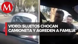 En Aguascalientes montachoques agreden a familia [upl. by Mafala]