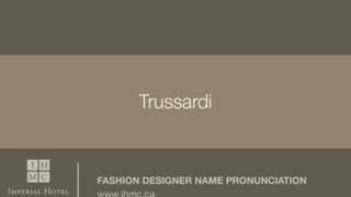 Trussardi [upl. by Cressler400]