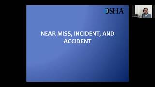 Lecture 21 OSHA Course  Topic Near Miss Incident and Accident  Complete Lecture [upl. by Ratna]