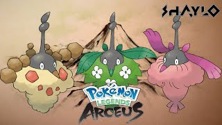 Pokémon Legends Arceus  Wormadam Plant Cloak Location Shaking Trees  No Commentary [upl. by Aniakudo]