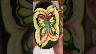 How To Carve Watermelon  Watermelon Leaf  Vegetable Carving  Fruit Carving shortstrending tamil [upl. by Quill591]