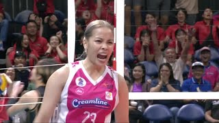 Creamline and Cignal’s INTENSE SET 4 FINISH 🔥  2024 PVL Invitational Conference [upl. by Dara162]