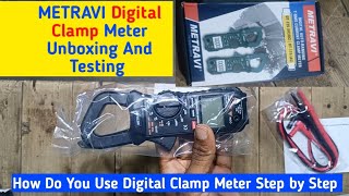 Digital AC and DC Clamp Meter from Metravi [upl. by Gerome820]