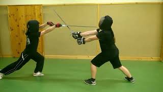 Absetzen longsword training 2015 [upl. by Gerstner]