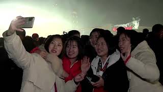 North Koreans celebrate the New Year in Pyongyang  REUTERS [upl. by Rusticus344]