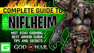 God of War Complete Guide to Niflheim  How to Get the Best Armor amp Fully Upgrade It  GOW 2018 [upl. by Hofmann]