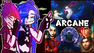 PAST ARCANE reacts to JINX FUTURE 🎮🔫 Gacha 2 Arcane Season 2 [upl. by Nordgren]