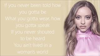 Little Mix  Womans World  Lyrics [upl. by Aborn]