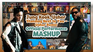 Jung Kook amp Usher quotStanding Next to You  Usher Remixquot Reaction Mashup [upl. by Milena]