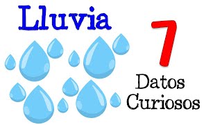 💧 7 Datos Curiosos de la Lluvia 💧 DATOS CURIOSOS 💡 [upl. by Itnahsa]