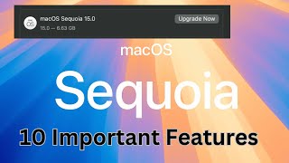 MacOs Sequoia 15 Update for Macbook  10 Important Practical Features  Macbook Air M1 [upl. by Ainsley]