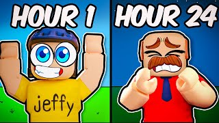 Jeffy and Marvin Play Roblox For 24 Hours [upl. by Matheny667]