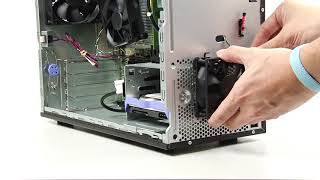 Lenovo ThinkSystem ST50 installing a front fan [upl. by Elmajian]