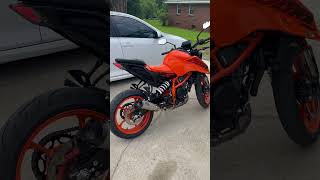 2024 KTM Duke 390 IXIL RC exhaust [upl. by Cyprian]