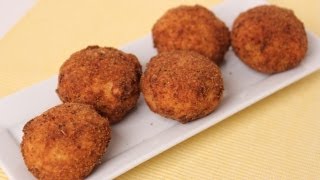 Homemade Rice Balls  Arancini  Recipe  Laura Vitale  Laura in the Kitchen Episode 452 [upl. by Cloris185]