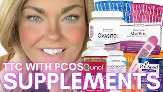 TTC WITH PCOS SUPPLEMENTS  TTC UPDATE  POSITIVE PREGNANCY TEST amp MORE [upl. by Hakkeber]