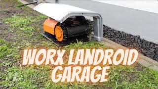 WORX WA0194 Garage für Landroid Mähroboter  Montageanleitung und Zusammenbau [upl. by Davey]