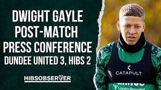 Maybe Hibs players are too nice to each other admits Dwight Gayle [upl. by Kristina]