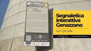 GENAZZANO QR  Segnaletica Turistica Interattiva [upl. by Hajidak814]