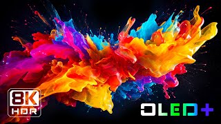 OLED TEST  Exquisite Color Paint in 8K HDR  Dolby Vision™ [upl. by Lladnew943]