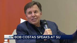 Hall of Fame Broadcaster Bob Costas Visits Newhouse  News Live at 6 [upl. by Nosnirb]