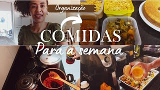 Fazendo comidas para a semana  sem congelar simples e fácil [upl. by Si]