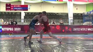 Repechage GR  77 kg J MCCUNN USA v F CHIALANZA ARG [upl. by Ajak36]