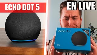 SI ON TESTAIT La AMAZON ECHO DOT 5 en live [upl. by Eneloj]