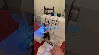 Stichbreitezunge bei Singer 14sh754 ausschalten und einschalten singer overlock [upl. by Sparhawk762]