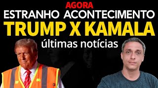 AGORA  Algo entranho está acontecendo  Últimas notícias na guerra entre Trump e Kamala [upl. by Animsaj]