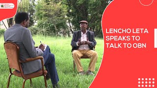 Lencho Leta speaks to Talk to OBN [upl. by Attenor55]