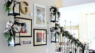 How To Decorate Staircase Garland Day 6 of The 12 Days of Christmas [upl. by Osterhus919]