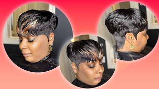 DETAILED How To Style 27 Piece Weave  28 Piece Weave  How To Cut 28 Piece  Hair Tutorial [upl. by Lindsy]