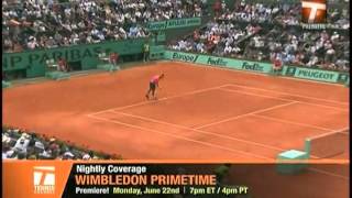 Nadal vs Soderling French open 2009 Set 3 [upl. by Widera]