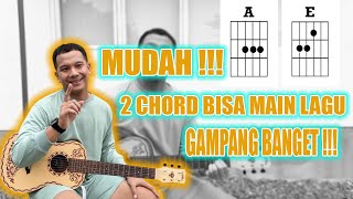 CARA MUDAH BELAJAR GITAR PEMULA HANYA 2 CHORD YANG GAMPANG PINDAHNYA  BISA MAIN LAGU BY ALBERA [upl. by Davie497]