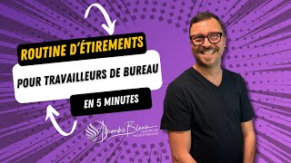 Routine détirements pour travailleurs de bureau [upl. by Laks115]