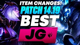 The BEST Junglers For All Ranks On Patch 1419 NEW ITEMS  Season 14 Tier List League of Legends [upl. by Dreyer55]