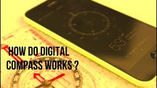 compass iphone How do digital compass works  Prajan 07 [upl. by Yuh]