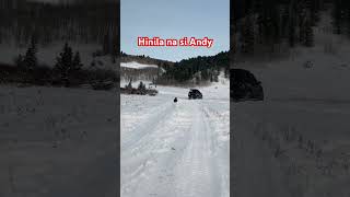 Unique Snow sledding offroad outdoors buhaycanada camping [upl. by Eberly]