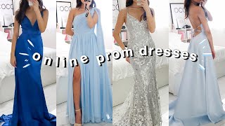 TRYING ON PROM DRESSES ONLINE JJsHOUSE [upl. by Frulla204]