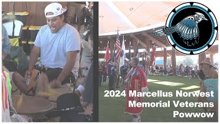 Veterans honored at 2024 Marcellus Norwest Memorial Veterans Powwow [upl. by Chastain]